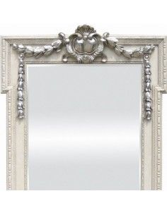 ESPEJO BLANCO - PLATA 80x56 2