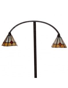 LAMPARA DE PIE FORJA CON TIFFANY 160x45 2