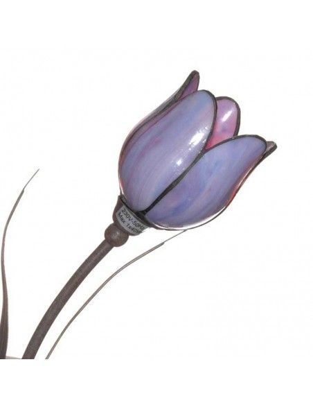 APLIQUE TIFFANY TULIPAN AZUL 40x30