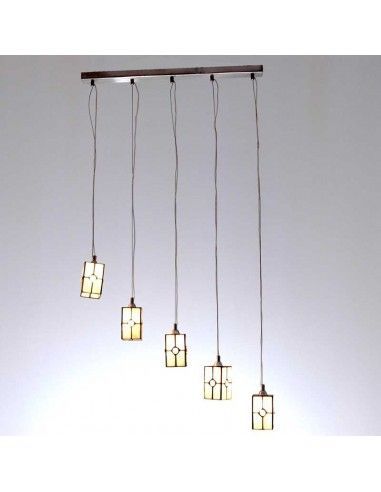 COLGANTE DE TECHO TIFFANY TRES