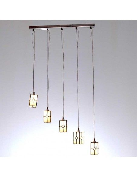 COLGANTE DE TECHO TIFFANY TRES