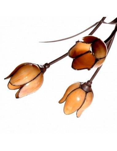 LAMPARA DE TECHO TIFFANY TULIPAN