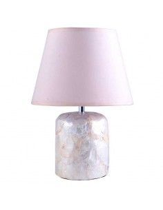 LAMPARA DE SOBREMESA CREMA 38x23