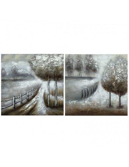 CUADRO ARBOL DE LA VIDA SET DE DOS 80x80