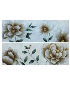 CUADRO EN LIENZO FLOR GRANDE 50x150