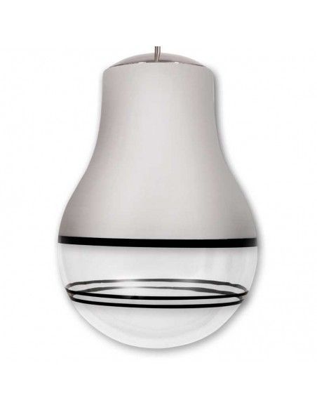 COLGANTE DE TECHO SERIE ARIES ÁCIDO/NEGRO/BLANCO/TRANSP