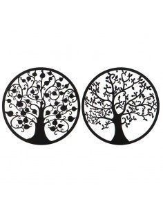 DECORATIVO PARED METAL ARBOL 60X60