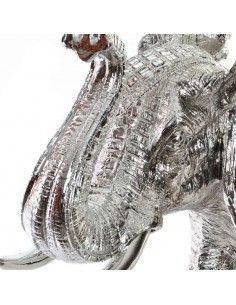 FIGURA ELEFANTE PLATEADO 50x70 2