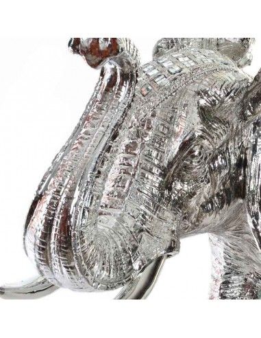 FIGURA ELEFANTE PLATEADO 50x70