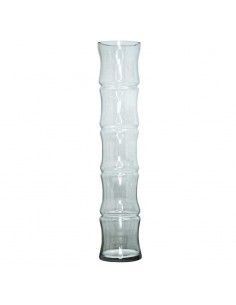 JARRÓN CLEAR BAMBU LARGE VIDRIO