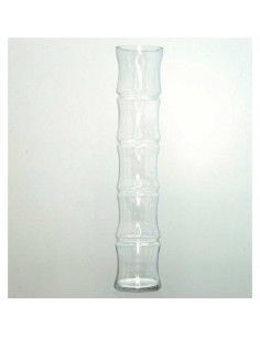 JARRÓN CLEAR BAMBU LARGE VIDRIO 2