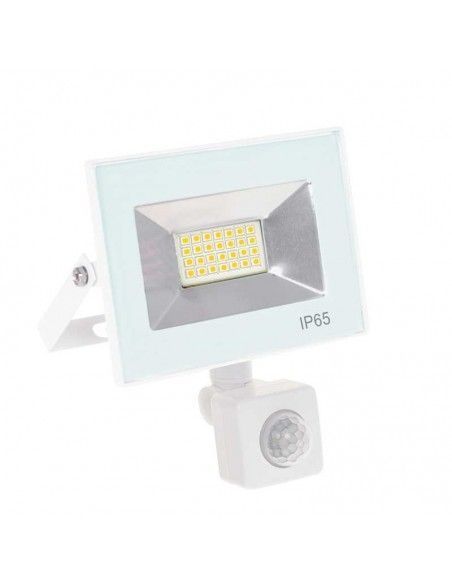 PROYECTOR KOLYMA 20W LED C/SENSOR BLANCO