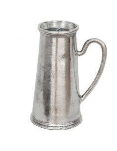 JARRA PLATEADA ALUMNIO 25.5x20x14