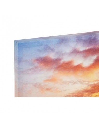 SET DE DOS CUADROS LIENZO DEL MAR CON CIUDAD 56x83