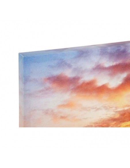 SET DE DOS CUADROS LIENZO DEL MAR CON CIUDAD 56x83