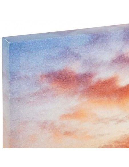 SET DE DOS CUADROS LIENZO DEL MAR CON CIUDAD 56x83