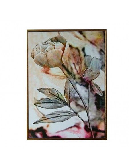 SET DE DOS CUADROS IMAGEN ROSAS BLANCAS 80x60