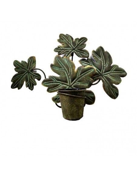 DECORATIVO PARED METAL FLORES 56x80
