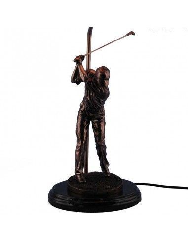LAMPARA DE SOBREMESA CON FIGURA JUGADOR GOLF 65 CM