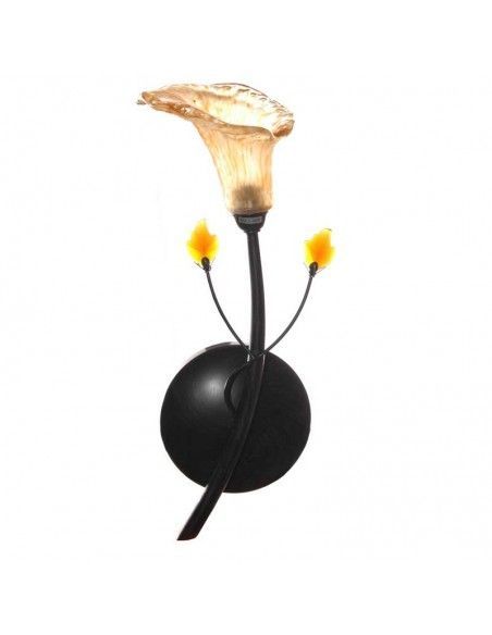 LAMPARA APLIQUE SILVESTRE TULIPA FLOR 37x12