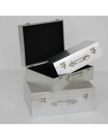 CAJA DE MADERA SET DE TRES