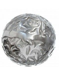 BOLA DE DECORACION ACERO 12 cm