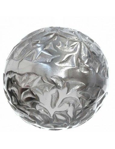 BOLA DE DECORACION ACERO 12 cm