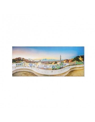 SET CUADRO LIENZO  BARCELONA50x120