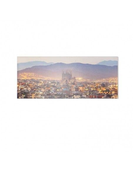 SET CUADRO LIENZO  BARCELONA50x120
