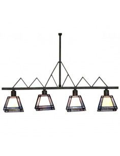 PLAFON DE TECHO TIFFANY CREMA 2