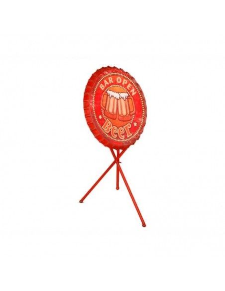 MESA AUXILIAR VINTAGE DE METAL 61x50