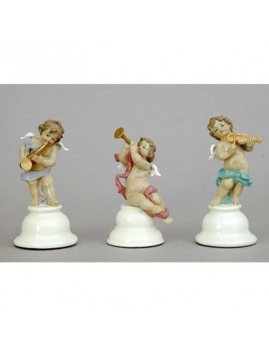 FIGURAS DE ANGELES SET DE TRES 16 cm