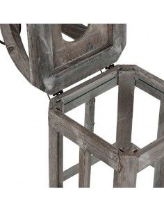 FAROLES MADERA  SET DE DOS 82x26.5 2
