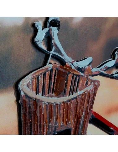 CUADRO BICICLETA 3D 90X60