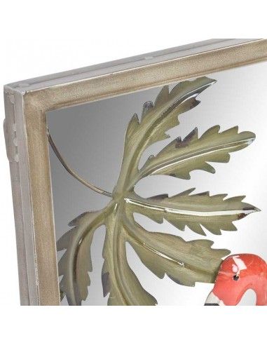 DECORATIVO PARED  FLAMENCOS METAL 69x89