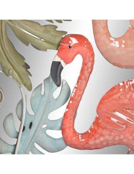 DECORATIVO PARED  FLAMENCOS METAL 69x89