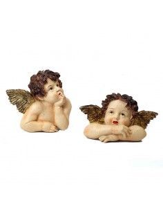PAREJA DE ANGELES DE PARED 18 x20