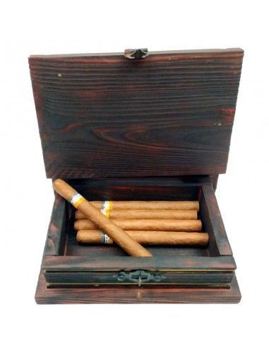 CAJA DE MADERA MAPAMUNDI 8x25