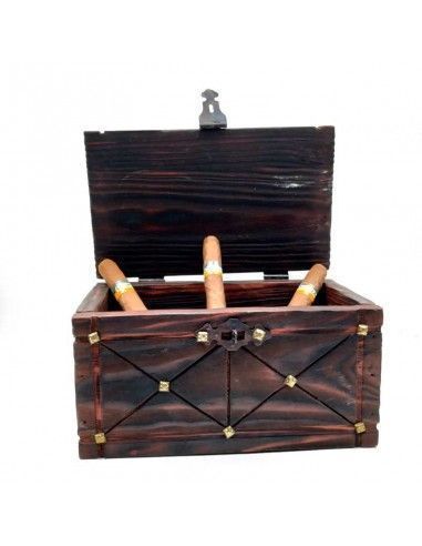 CAJA DE MADERA MAPAMUNDI 15x25