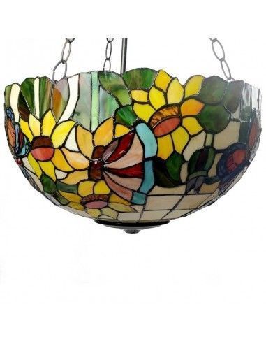COLGANTE DE TECHO TIFFANY MARIPOSA