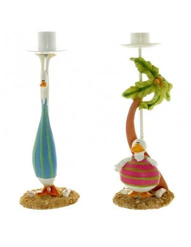 PAREJAS CANDELABRO PATO 21X7