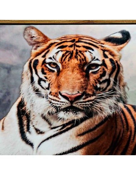 SET CUADRO EN LIENZO TIGRE 40X120