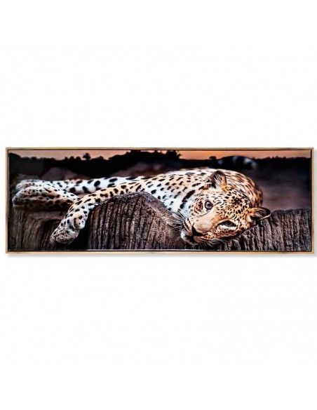 SET CUADRO EN LIENZO TIGRE 40X120