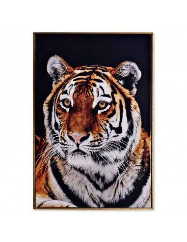 SET CUADRO EN LIENZO TIGRE 92x62