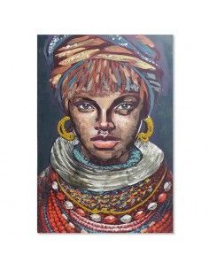SET DE DOS CUADROS MUJER AFRICANA 120x80 2