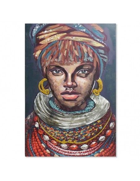 SET DE DOS CUADROS MUJER AFRICANA 120x80