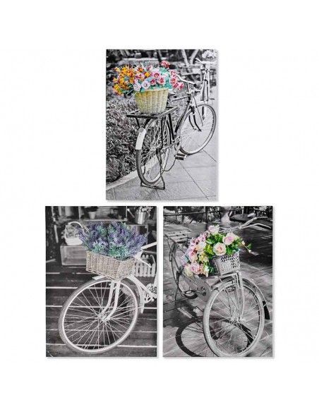 CUADRO BICICLETA SET DE TRES 70X50