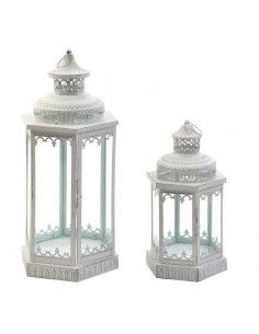 FAROLES METAL SET DE DOS 49.5x23