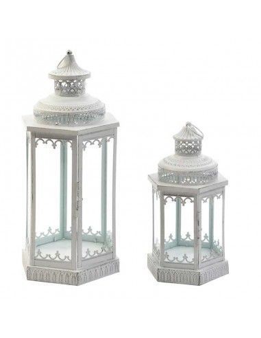 FAROLES METAL SET DE DOS 49.5x23