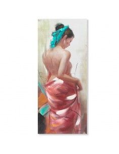 CUADROS PINTADOS AL OLEO MUJERES 100x40 2